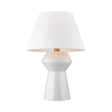 Load image into Gallery viewer, Abaco Inverted LED Table Lamp in Detail.