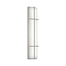 Load image into Gallery viewer, August Outdoor LED Wall Light in Painted Nickel (Large).