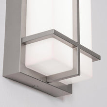 Load image into Gallery viewer, August Outdoor LED Wall Light in Detail.