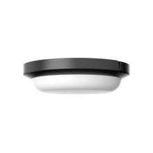 Load image into Gallery viewer, Dean Outdoor LED Flush Mount Ceiling Light in Black (8-Inch).