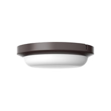 Load image into Gallery viewer, Dean Outdoor LED Flush Mount Ceiling Light in Bronze (8-Inch).
