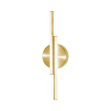 Load image into Gallery viewer, Ella LED Wall Light in Satin Brass.
