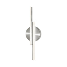 Load image into Gallery viewer, Ella LED Wall Light in Satin Nickel.