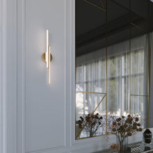 Load image into Gallery viewer, Ella LED Wall Light in living room.
