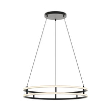 Load image into Gallery viewer, Gemini LED Pendant Light in Black (Large).