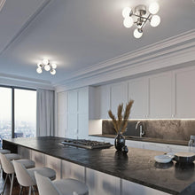 Load image into Gallery viewer, Pearl LED Semi Flush Mount Ceiling Light in kitchen.