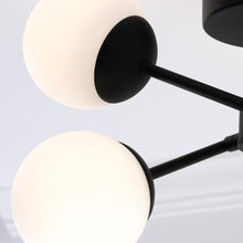 Load image into Gallery viewer, Pearl LED Semi Flush Mount Ceiling Light in Detail.
