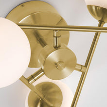 Load image into Gallery viewer, Pearl LED Semi Flush Mount Ceiling Light in Detail.