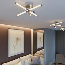 Load image into Gallery viewer, Rusnak LED Semi Flush Mount Ceiling Light in living room.