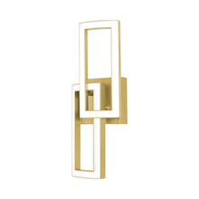 Load image into Gallery viewer, Sia LED Wall Light in Gold.