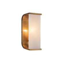 Load image into Gallery viewer, Abbott Wall Light in Vintage Brass (10-Inch).
