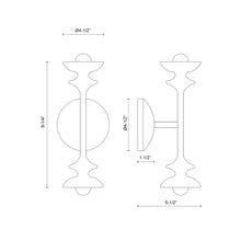 Load image into Gallery viewer, Cadence Wall Light - line drawing.