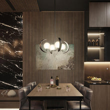 Load image into Gallery viewer, Celeste Chandelier in living room.