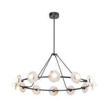 Load image into Gallery viewer, Dahlia LED Chandelier in Urban Bronze.