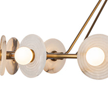 Load image into Gallery viewer, Dahlia LED Chandelier in Detail.