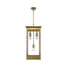 Load image into Gallery viewer, Douglas Pendant Light in Vintage Brass.