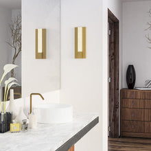 Load image into Gallery viewer, Kismet LED Vanity Wall Light in bathroom.