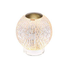 Load image into Gallery viewer, Marni LED Portable Table Lamp in Natural Brass (Small).