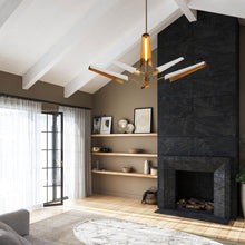 Load image into Gallery viewer, Osorio LED Chandelier in living room.
