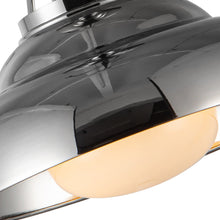 Load image into Gallery viewer, Palmetto Semi Flush Mount Ceiling Light in Detail.