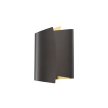 Load image into Gallery viewer, Parducci Vanity Wall Light in Light Brass/Urban Bronze (15-Inch).