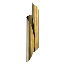 Load image into Gallery viewer, Parducci Vanity Wall Light in Vintage Brass (26.63-Inch).