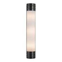 Load image into Gallery viewer, Willard Vanity Wall Light in Urban Bronze/Matte Opal Glass (3-Light).