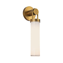 Load image into Gallery viewer, Wynwood Vanity Wall Light in Vintage Brass (1-Light).