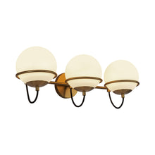 Load image into Gallery viewer, Alba Bath Wall Light in Aged Gold.