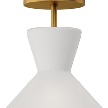 Load image into Gallery viewer, Betty Semi Flush Mount Ceiling Light in Detail.