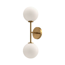 Load image into Gallery viewer, Cassia Wall Light in Aged Gold.
