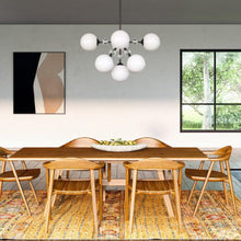Load image into Gallery viewer, Celia Chandelier in dining room.