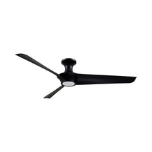 Load image into Gallery viewer, Emiko LED Flush Mount Ceiling Fan in Detail.