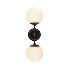 Load image into Gallery viewer, Fiore Bath Wall Light in Matte Black.