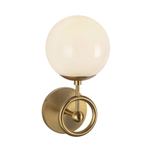 Load image into Gallery viewer, Fiore Vertical Bath Wall Light in Brushed Gold.