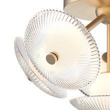 Load image into Gallery viewer, Hera LED Flush Mount Ceiling Light in Detail.