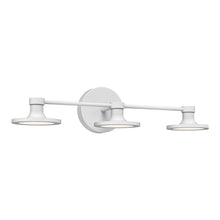 Load image into Gallery viewer, Issa LED Vanity Wall Light in White (2-Light).