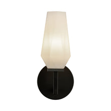 Load image into Gallery viewer, Krysta Vertical Bath Wall Light in Matte Black.