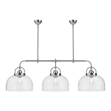 Load image into Gallery viewer, Lancaster Linear Pendant Light in Chrome.