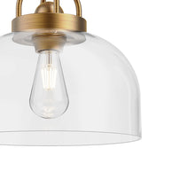 Load image into Gallery viewer, Lancaster Semi Flush Mount Ceiling Light in Detail.