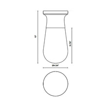 Load image into Gallery viewer, Marcel Semi Flush Mount Ceiling Light - line drawing.