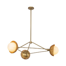 Load image into Gallery viewer, Perth Chandelier in Brushed Gold.