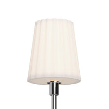 Load image into Gallery viewer, Plisse Wall Light in Detail.