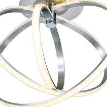 Load image into Gallery viewer, Corland LED Semi Flush Mount Ceiling Light in Detail.