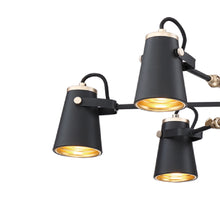 Load image into Gallery viewer, Edward Semi Flush Mount Ceiling Light in Detail.