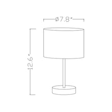 Load image into Gallery viewer, Grannus Table Lamp - line drawing.