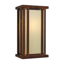 Load image into Gallery viewer, Glencoe Wall Light in Raw Copper (Off White/Large).