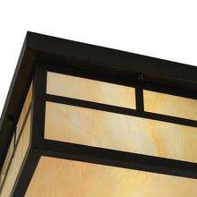 Load image into Gallery viewer, Mission Flush Mount Ceiling Light in Detail.