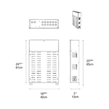 Load image into Gallery viewer, 24V Remote Power Supply - line drawing.