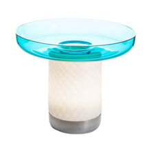 Load image into Gallery viewer, Bonta LED Table Lamp in Turquoise (10.25-Inch).
